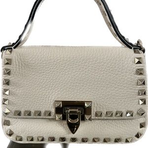 New, has two detachable straps, a shoulder strap and a belt strap.